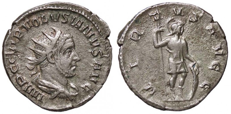 ROMANE IMPERIALI - Volusiano (251-253) - Antoniniano - Busto radiato e drappeggi...