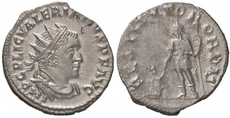 ROMANE IMPERIALI - Valeriano I (253-260) - Antoniniano - Busto radiato e drappeg...