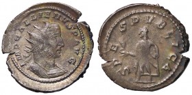 ROMANE IMPERIALI - Gallieno (253-268) - Antoniniano - Busto radiato e drappeggiato a d. /R La Speranza andante a s. con un fiore e si alza la veste C....