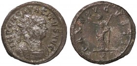 ROMANE IMPERIALI - Tacito (275-276) - Antoniniano - Busto radiato e corazzato a d. /R La Pace stante a s. con ramo d'ulivo e scettro trasversale (MI g...