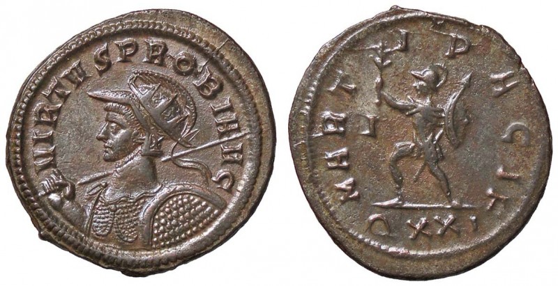 ROMANE IMPERIALI - Probo (276-282) - Antoniniano - Busto con elmo radiato e cora...