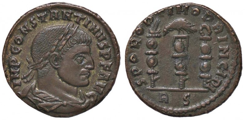 ROMANE IMPERIALI - Costantino I (306-337) - Follis - Busto laureato, drappeggiat...
