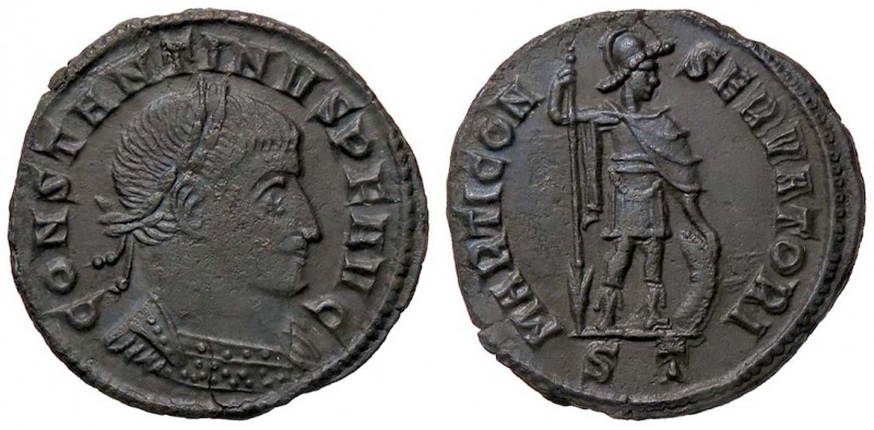 ROMANE IMPERIALI - Costantino I (306-337) - Follis (Treviri) - Busto laureato e ...