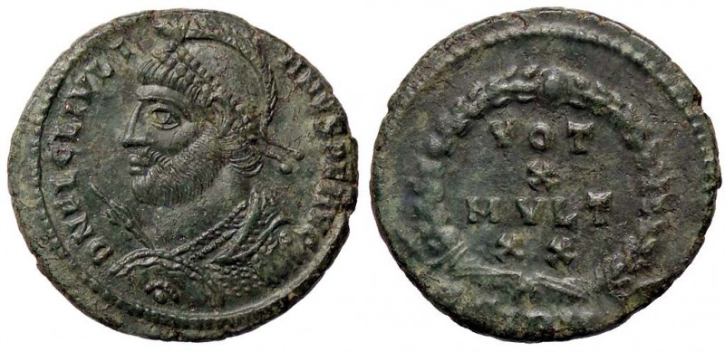 ROMANE IMPERIALI - Giuliano II (360-363) - AE 3 (Sirmium) - Busto corazzato a s....
