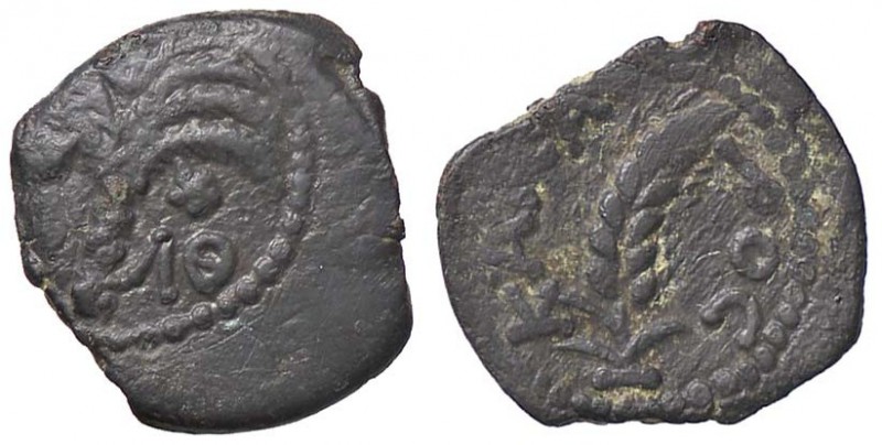 ROMANE PROVINCIALI - Augusto (27 a.C.-14 d.C.) - Prutah (Palestina) - Spiga di g...