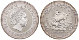 ESTERE - AUSTRALIA - Elisabetta II (1952) - Dollaro 2003 - Anno della capra Kr. 665 AG
FS