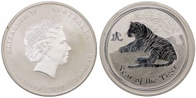 ESTERE - AUSTRALIA - Elisabetta II (1952) - Dollaro 2010 - Anno della tigre Kr. 1317 AG
FS