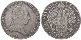 ESTERE - AUSTRIA - Francesco I Imperatore (1806-1835) - Tallero 1820 A Kr. 2162 AG
qBB/BB