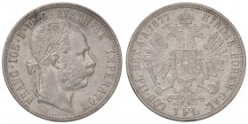 ESTERE - AUSTRIA - Francesco Giuseppe (1848-1916) - Fiorino 1877 A Kr. 2222 AG
bello SPL