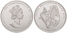 ESTERE - BAHAMAS - Elisabetta II (1952) - Dollaro 1996 Kr. 176 AG
FS