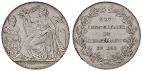 ESTERE - BELGIO - Leopoldo I (1831-1865) - 2 Franchi 1856 Bruce M6.1 R AG Leggenda in francese Imperfezione di conio al bordo
BB-SPL
