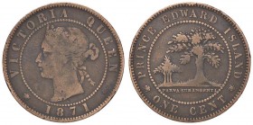 ESTERE - CANADA-PRINCE EDWARS ISLAND - Vittoria (1837-1901) - Centesimo 1871 Kr. 4 R CU
qBB