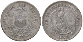 ESTERE - CILE - Repubblica - Peso 1875 Kr. 142.1 AG Colpetti
BB+