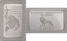 ESTERE - CONGO REP. DEMOCRATICA - Repubblica - 10 Franchi 2001 AG oncia In confezione
FS