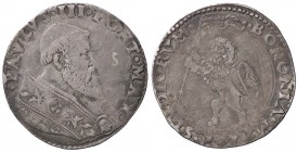 ZECCHE ITALIANE - BOLOGNA - Paolo III (1534-1549) - Bianco CNI 18; Munt. 98 (AG g. 5,22)
qBB/BB
