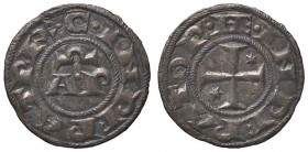 ZECCHE ITALIANE - BRINDISI - Enrico VI e Costanza (1195-1196) - Denaro Spahr 30; MIR 256 NC (MI g. 0,73)
BB-SPL