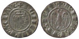 ZECCHE ITALIANE - BRINDISI - Federico II (1197-1250) - Denaro (1243) CNI 76/82; MIR 286 NC (MI g. 0,77)
SPL/qSPL