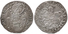ZECCHE ITALIANE - CASALE - Bonifacio II Paleologo (1518-1530) - Cornuto CNI 28/40; MIR 220 RR (AG g. 5,16)
bel BB