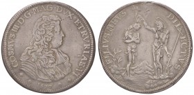 ZECCHE ITALIANE - FIRENZE - Cosimo III (1670-1723) - Piastra 1677 CNI 36/40; MIR 326/4 R AG Appiccagnolo rimosso
qBB