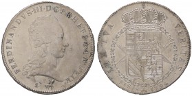 ZECCHE ITALIANE - FIRENZE - Ferdinando III di Lorena (primo periodo, 1790-1801) - Francescone 1794 CNI manca; Mont. 132 RR AG ETR Tracce di pulitura
...