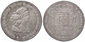 ZECCHE ITALIANE - FIRENZE - Carlo Ludovico di Borbone (1803-1807) - Dena 1807 Pag. 27; Mont. 236 AG
BB/BB+