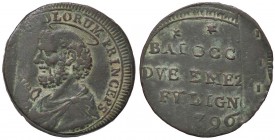 ZECCHE ITALIANE - FOLIGNO - Pio VI (1775-1799) - Sampietrino 1796 CNI 12; Munt. 327 NC CU
BB+