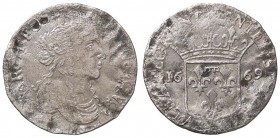 ZECCHE ITALIANE - FOSDINOVO - Maria Maddalena Centurioni Malaspina (1667-1669) - Luigino 1669 CNI 33/6; MIR 51/2 R AG
MB