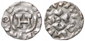 ZECCHE ITALIANE - LUCCA - Enrico III, IV o V di Franconia (1039-1125) - Denaro MIR 107/110 (AG g. 1,11)
qSPL