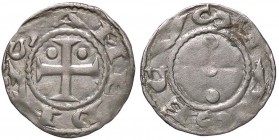 SAVOIA - Amedeo III Conte (1103-1148) - Denaro secusino (Susa) MIR 15 (AG g. 1,04)
BB