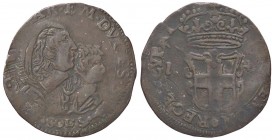 SAVOIA - Carlo Emanuele II, reggenza (1638-1648) - 5 Soldi 1647 MIR 762a NC (MI g. 4,05)
qBB