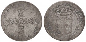 SAVOIA - Vittorio Amedeo II (secondo periodo, 1680-1730) - 15 Soldi 1694 MIR 866c R AG
BB/qBB