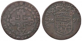 SAVOIA - Vittorio Amedeo II (secondo periodo, 1680-1730) - 2,5 Soldi 1691 MIR 872a NC MI
qBB