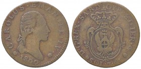 SAVOIA - Carlo Emanuele IV (1796-1800) - 7,6 soldi 1800 CNI 25; Mont. 17 R MI
MB-BB