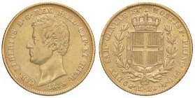 SAVOIA - Carlo Alberto (1831-1849) - 20 Lire 1838 T Pag. 187; Mont. 57 RR AU
qBB
