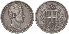 SAVOIA - Carlo Alberto (1831-1849) - 5 Lire 1837 G Pag. 241; Mont. 117 AG
qBB/BB
