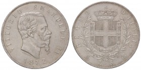 SAVOIA - Vittorio Emanuele II Re d'Italia (1861-1878) - 5 Lire 1872 M Pag. 494; Mont. 177 AG
SPL+/qFDC