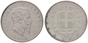 SAVOIA - Vittorio Emanuele II Re d'Italia (1861-1878) - 5 Lire 1874 M Pag. 498; Mont. 182 AG
SPL+/qFDC