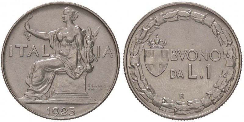 SAVOIA - Vittorio Emanuele III (1900-1943) - Lira 1923 Italia Pag. 777; Mont. 20...