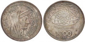 REPUBBLICA ITALIANA - Repubblica Italiana (monetazione in lire) (1946-2001) - 1.000 Lire 1970 - Roma Capitale Mont. 6 AG Patinata
FDC