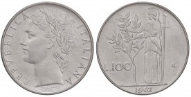 REPUBBLICA ITALIANA - Repubblica Italiana (monetazione in lire) (1946-2001) - 100 Lire 1962 Mont. 12 AC
FDC