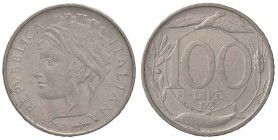 REPUBBLICA ITALIANA - Repubblica Italiana (monetazione in lire) (1946-2001) - 100 Lire 1993 Mont. 9 AC Bordo più alto
SPL