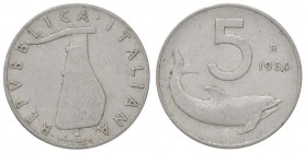 REPUBBLICA ITALIANA - Repubblica Italiana (monetazione in lire) (1946-2001) - 5 Lire 1954 Mont. 6 NC IT asse ruotato di 130°
BB+