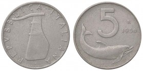 REPUBBLICA ITALIANA - Repubblica Italiana (monetazione in lire) (1946-2001) - 5 Lire 1956 Mont. 8 RR IT
qBB/BB