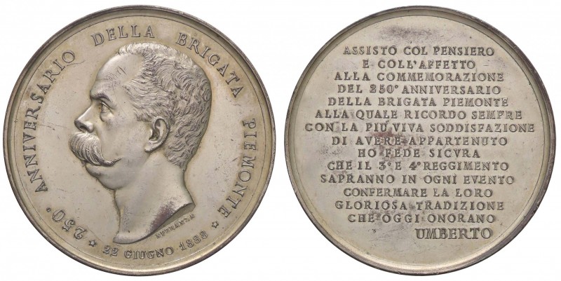 MEDAGLIE - SAVOIA - Umberto I (1878-1900) - Medaglia 1888 - 250° Anniversario Br...