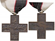 MEDAGLIE - SAVOIA - Vittorio Emanuele III (1900-1943) - Croce 1942 - Per la cavalleria in Russia AE Ø 41
SPL
