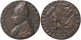 MEDAGLIE - PAPALI - Nicolò V (1447-1455) - Medaglia XVII sec. Modesti I 26 RR AE Ø 40
BB+