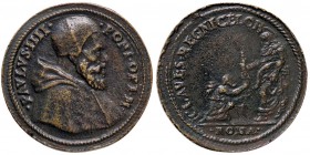 MEDAGLIE - PAPALI - Paolo IV (1555-1559) - Medaglia Linc. 568 AE Ø 32
qSPL