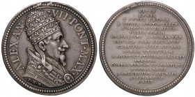 MEDAGLIE - PAPALI - Alessandro VII (1655-1667) - Medaglia RR AG Opus: Hamerani Ø 38 Appiccagnolo rimosso
BB+