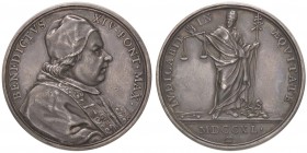 MEDAGLIE - PAPALI - Benedetto XIV (1740-1758) - Medaglia 1740 - Le Virtù del Pontefice Patrignani 2 AG Opus: Hamerani Ø 36
SPL