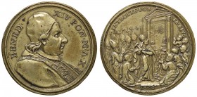 MEDAGLIE - PAPALI - Benedetto XIV (1740-1758) - Medaglia 1750 A. X - Anno Santo AE dorato Opus: Hamerani Ø 36
qSPL